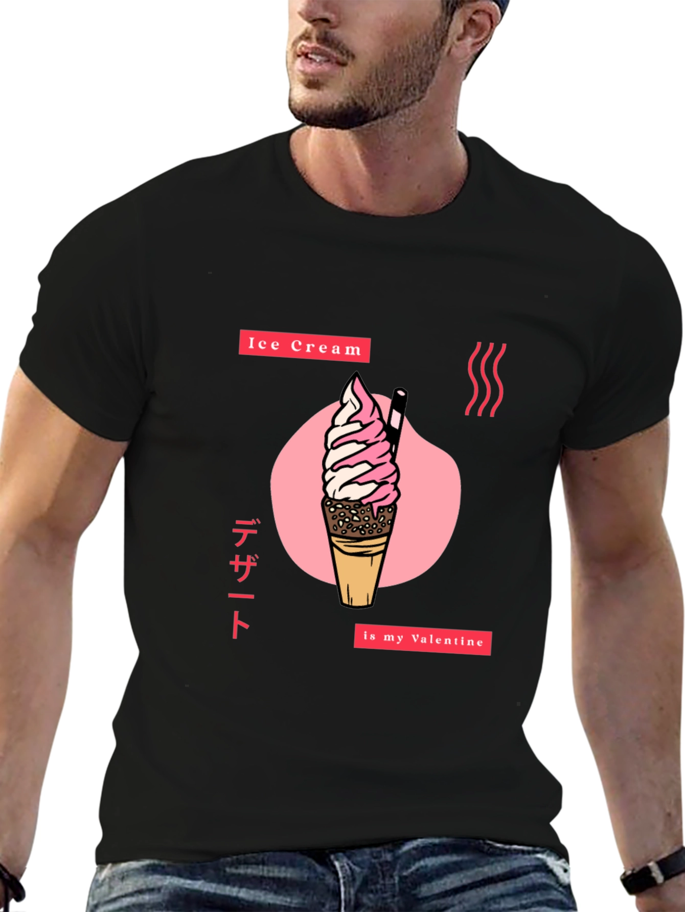 Ice Cream Valentine Graphic Tee