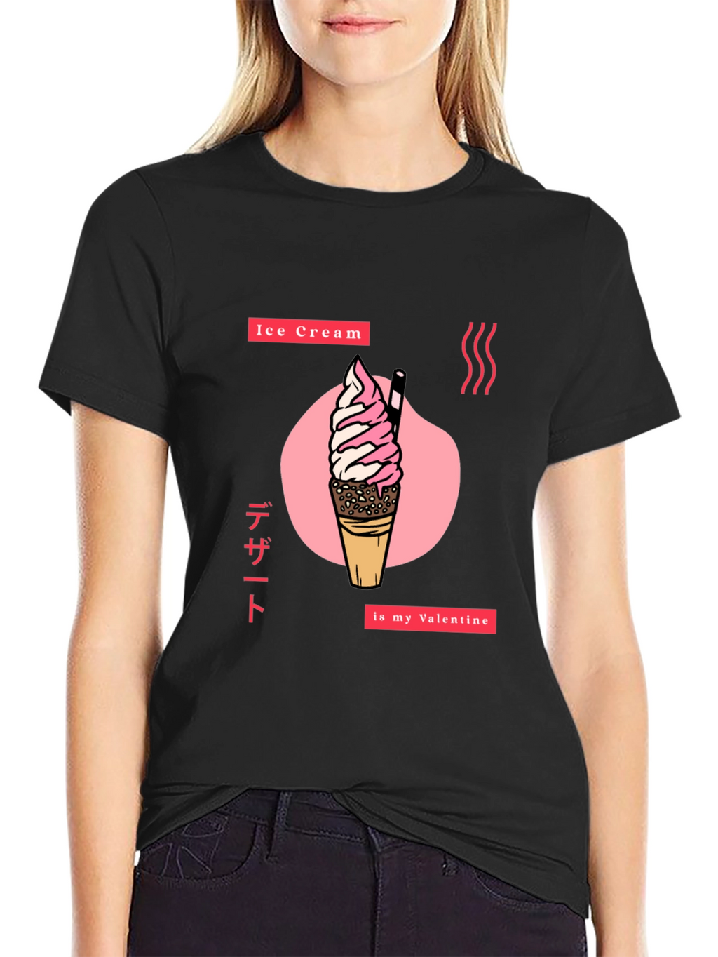 Ice Cream Valentine Graphic Tee