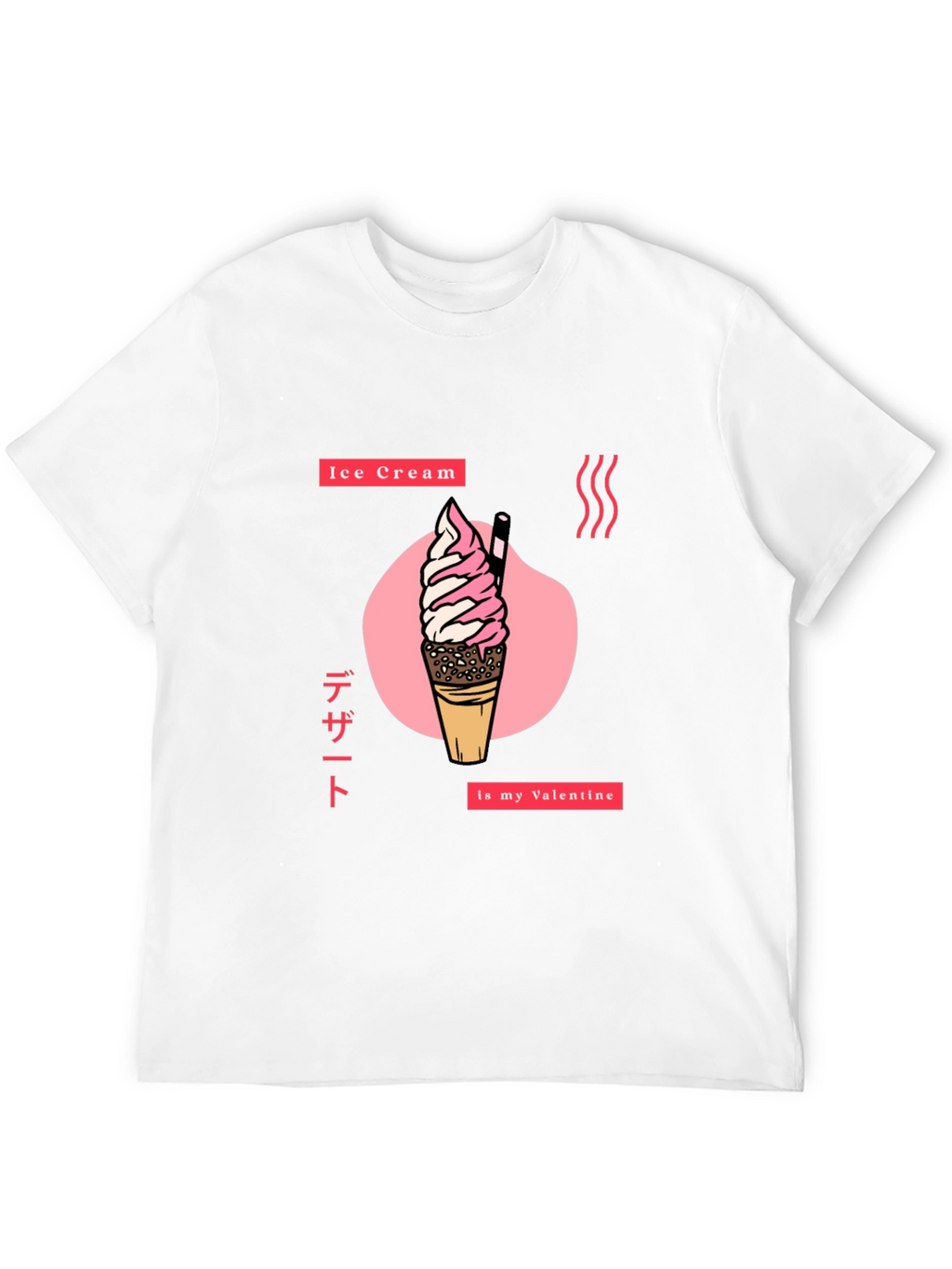 Ice Cream Valentine Graphic Tee