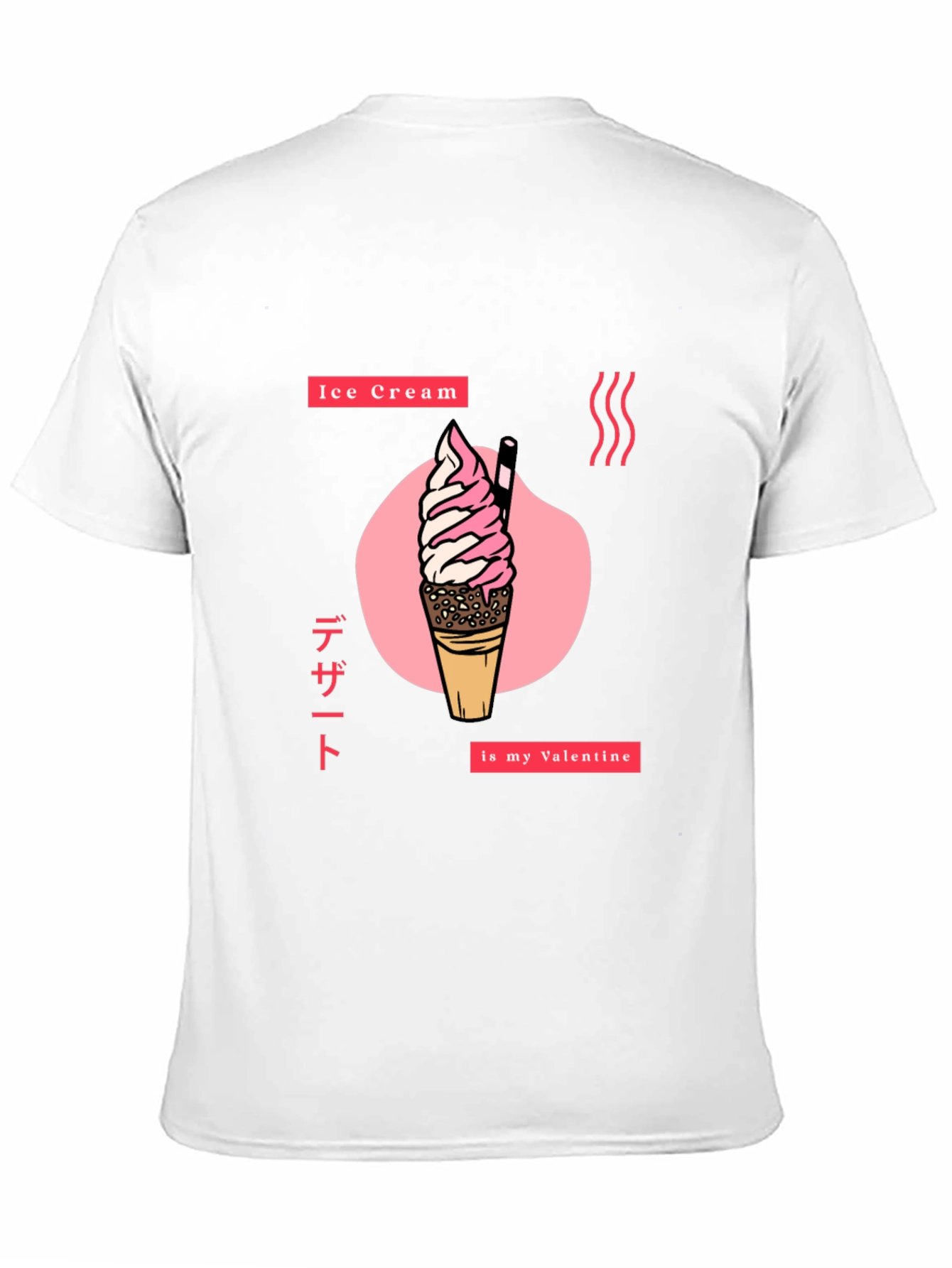 Ice Cream Valentine Graphic Tee