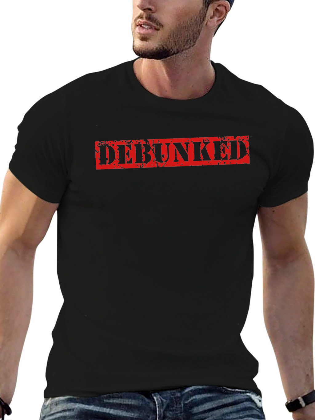 Debunked Graphic Tee - Black T-Shirt