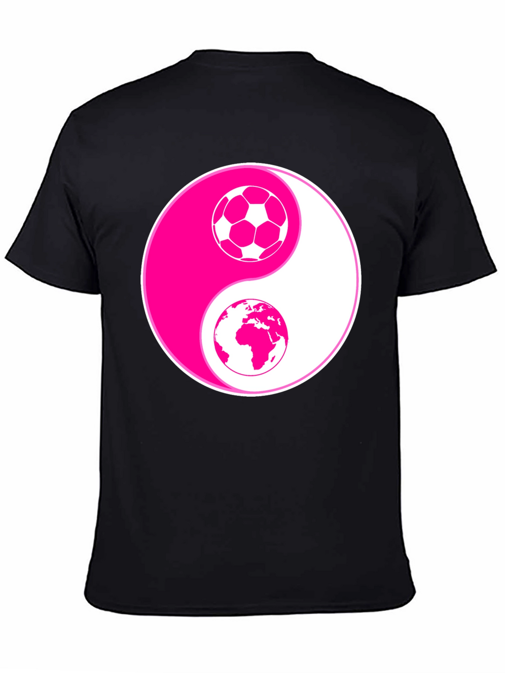Yin Yang Soccer Earth T-Shirt