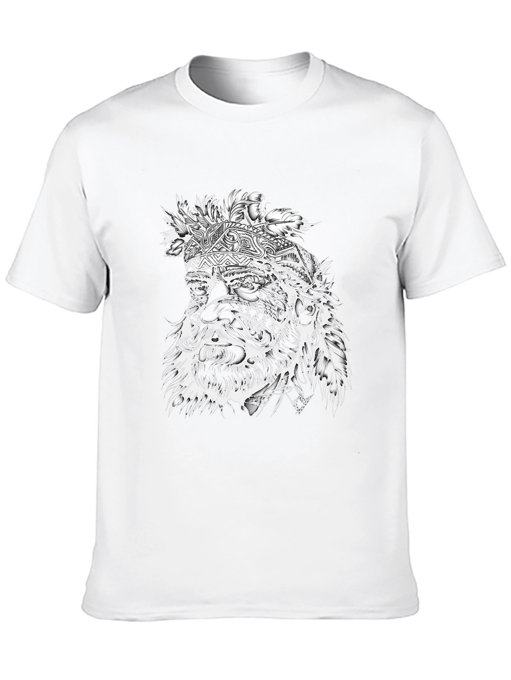 Graphic Tee - Tribal Chief Portrait