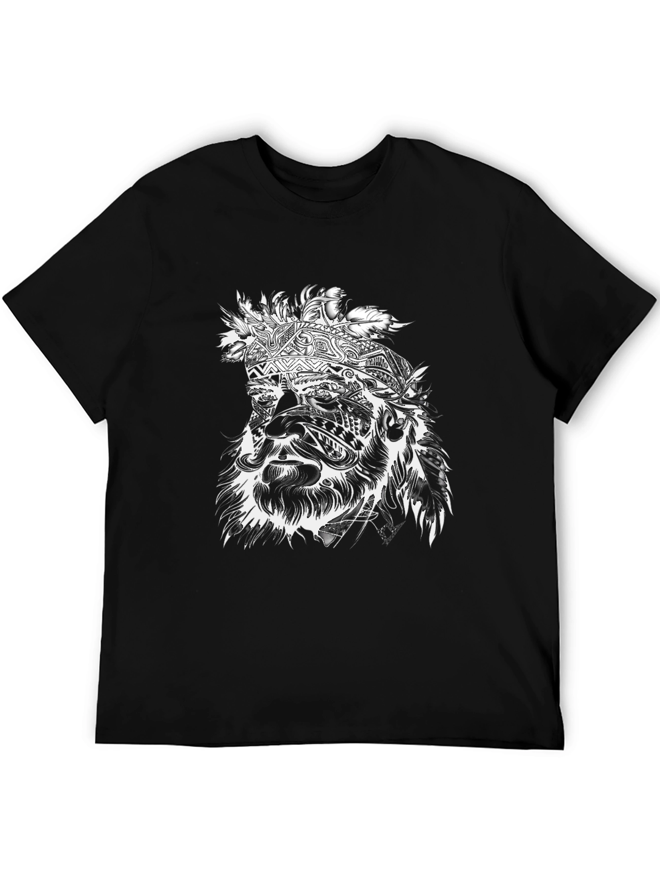 Graphic Tee - Tribal Chief Portrait