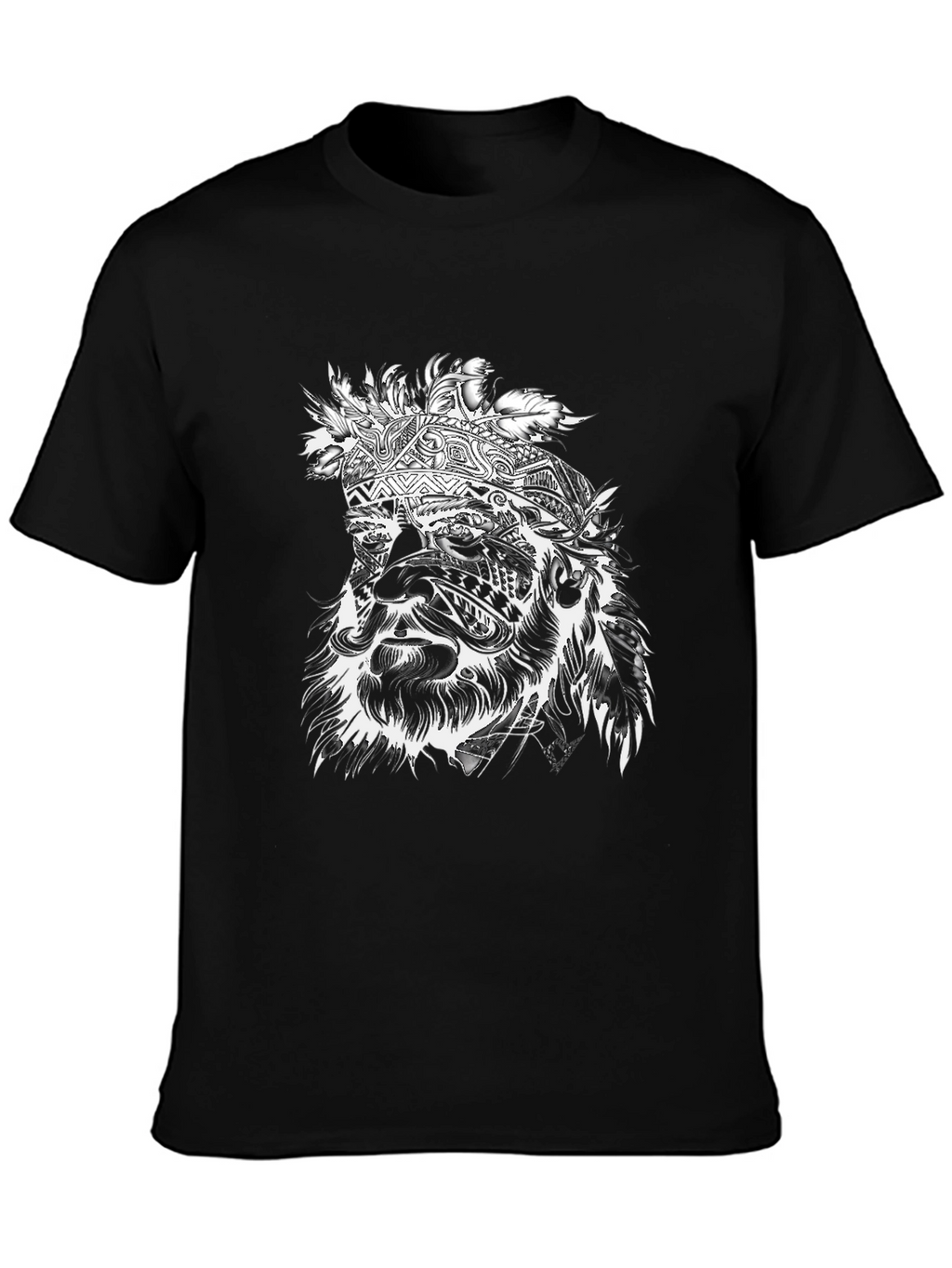 Graphic Tee - Tribal Chief Portrait