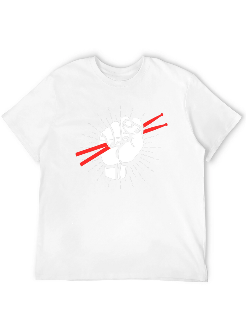 Drummers Fist T-Shirt - Rock Music Tee