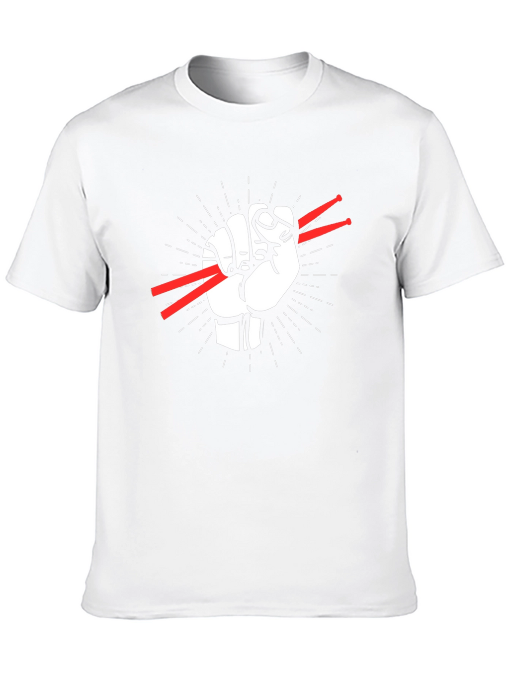Drummers Fist T-Shirt - Rock Music Tee