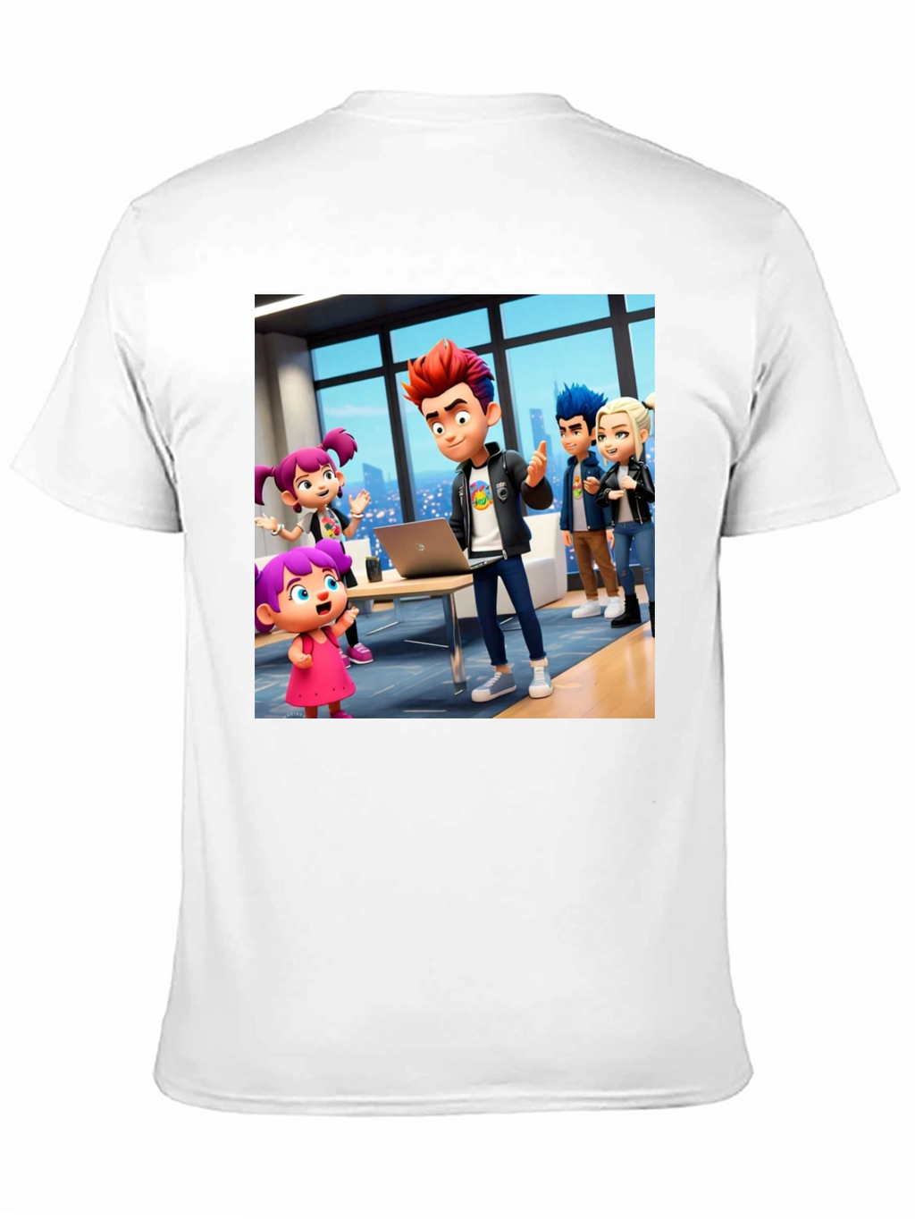 Cartoon Crew Black T-Shirt