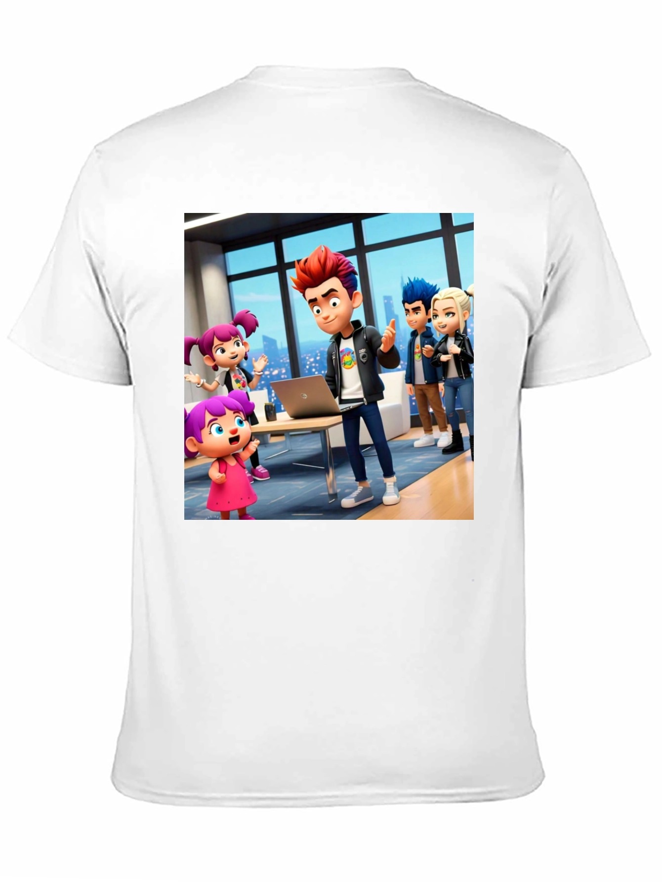 Cartoon Crew Black T-Shirt
