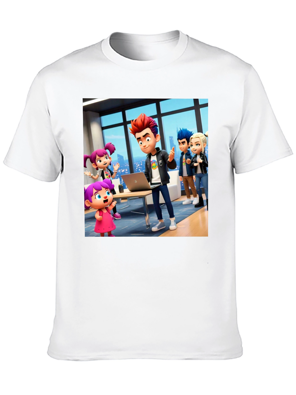 Cartoon Crew Black T-Shirt