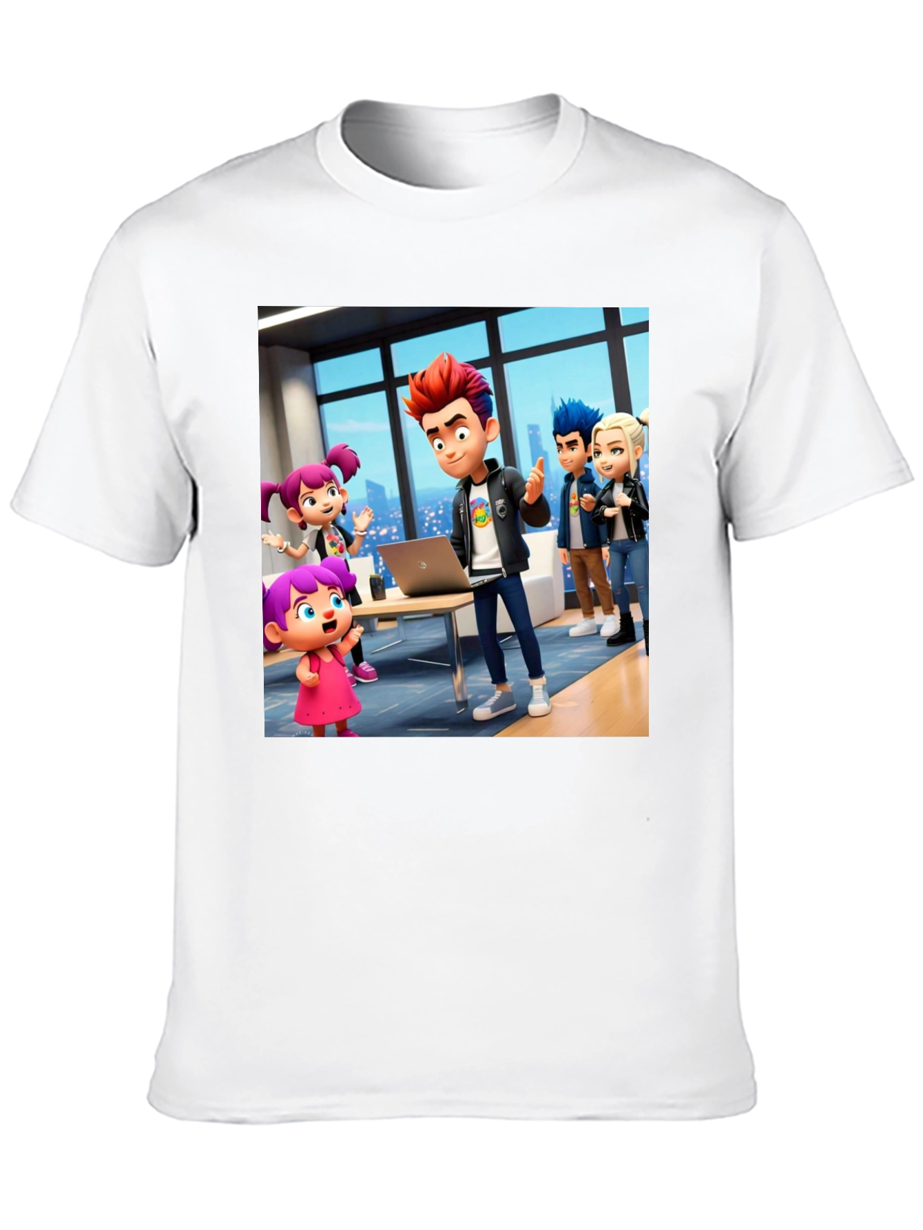 Cartoon Crew Black T-Shirt