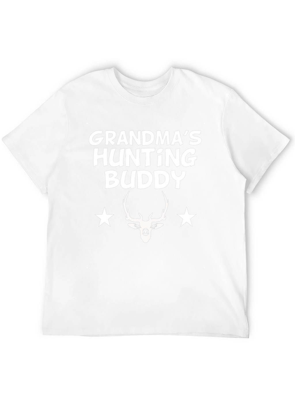 Grandmas Hunting Buddy Graphic Tee - Black Cotton T-Shirt