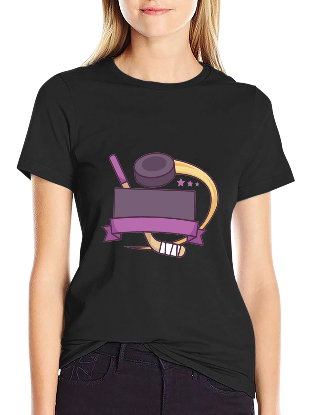 Hockey Graphic T-Shirt - Cool Puck Design