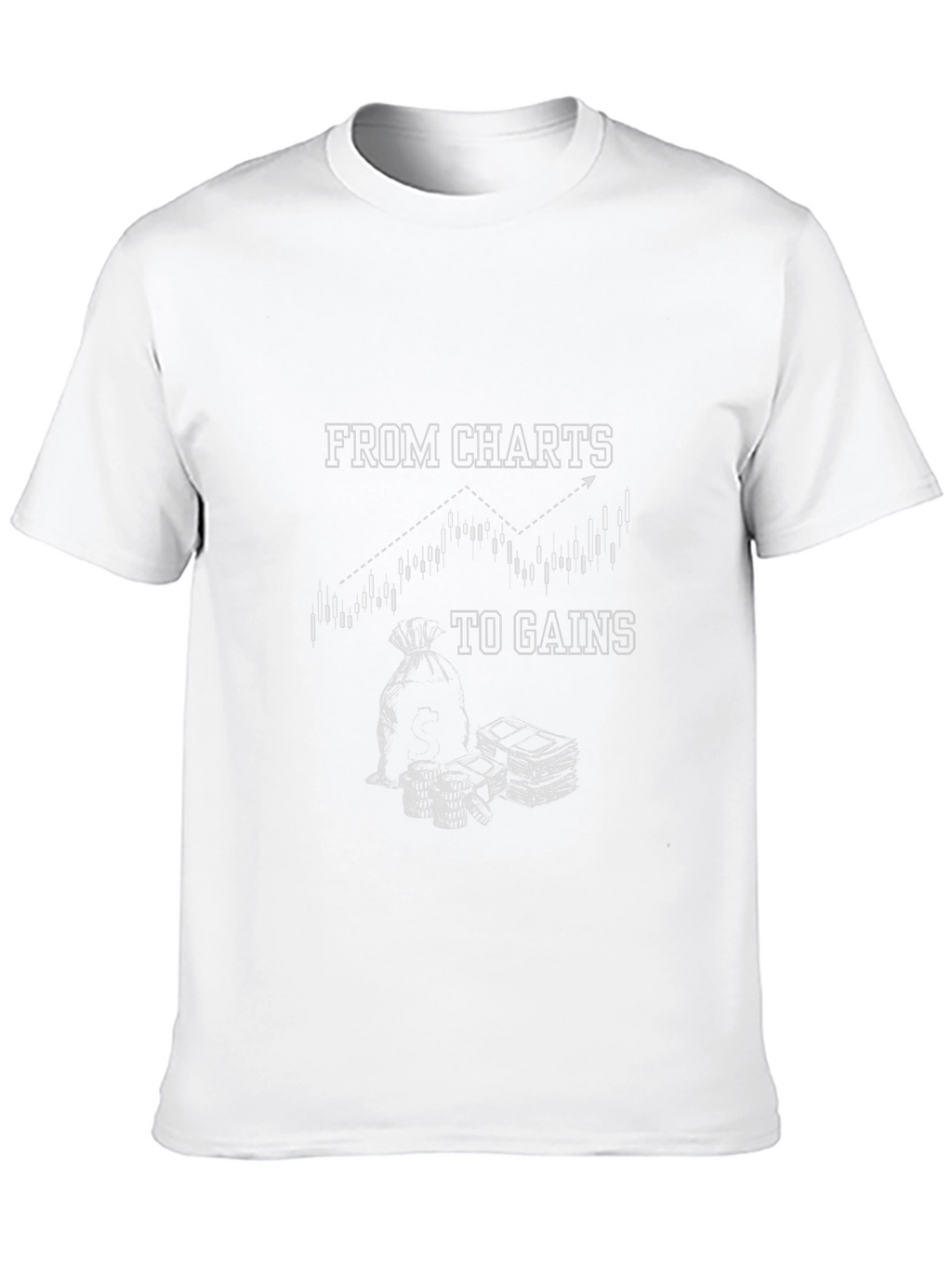 From Charts to Gains Graphic T-Shirt