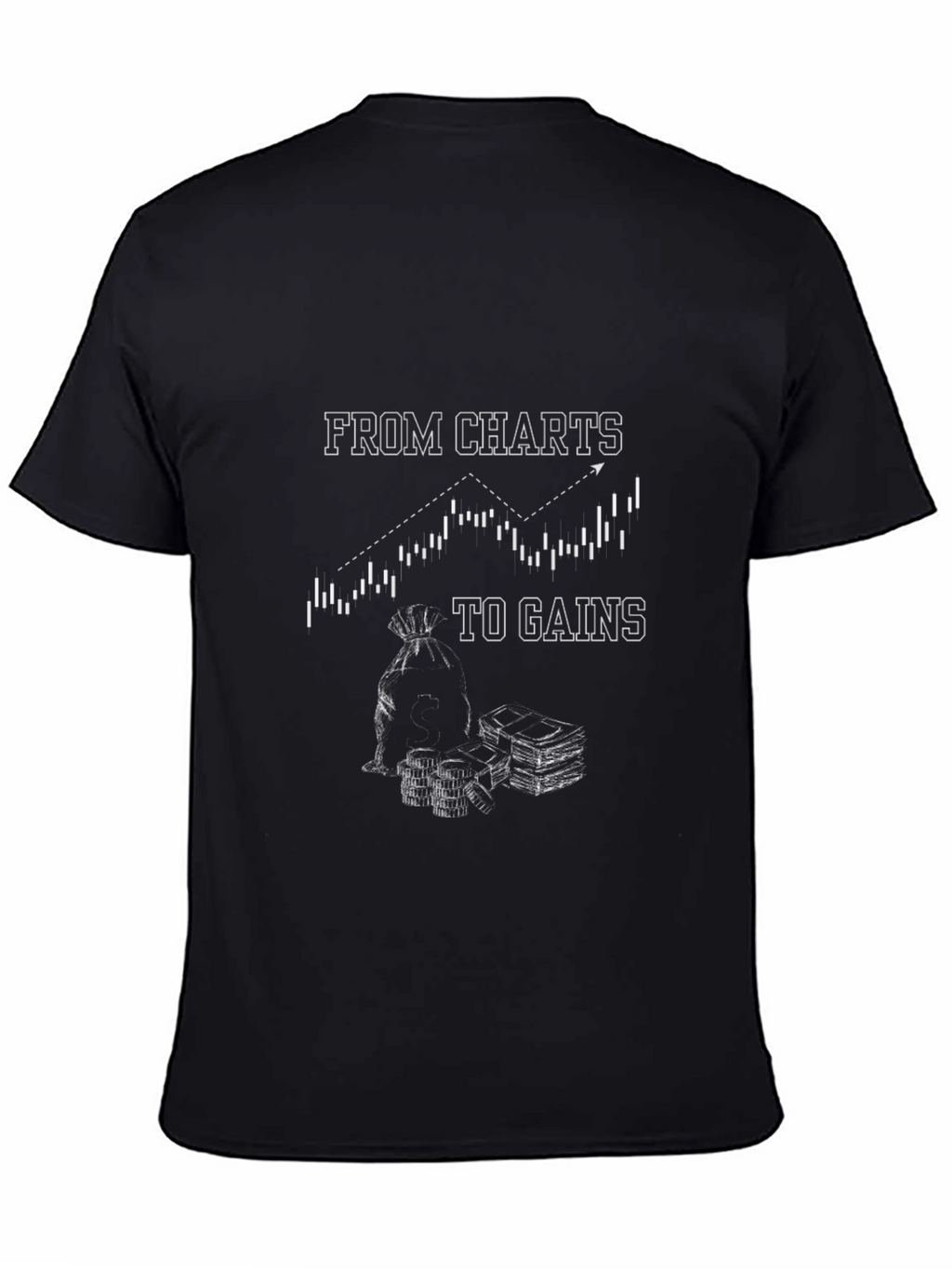 From Charts to Gains Graphic T-Shirt