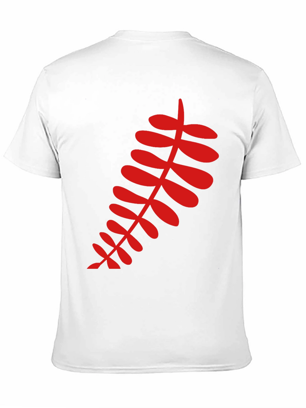 Red Fern Graphic Black T-Shirt