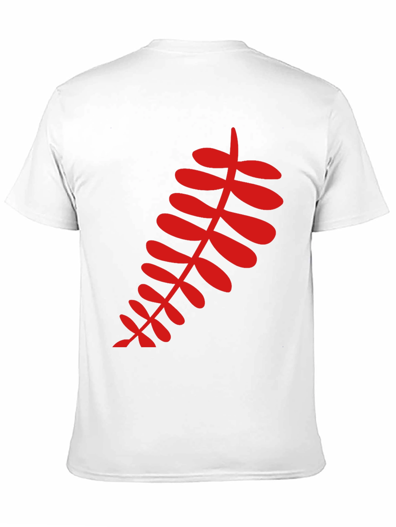 Red Fern Graphic Black T-Shirt