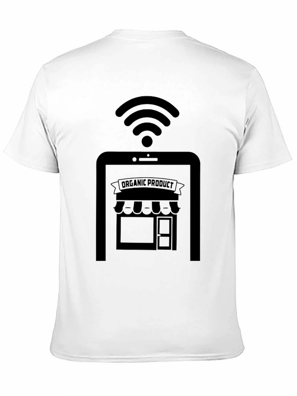 Organic Product Online Store Black T-Shirt