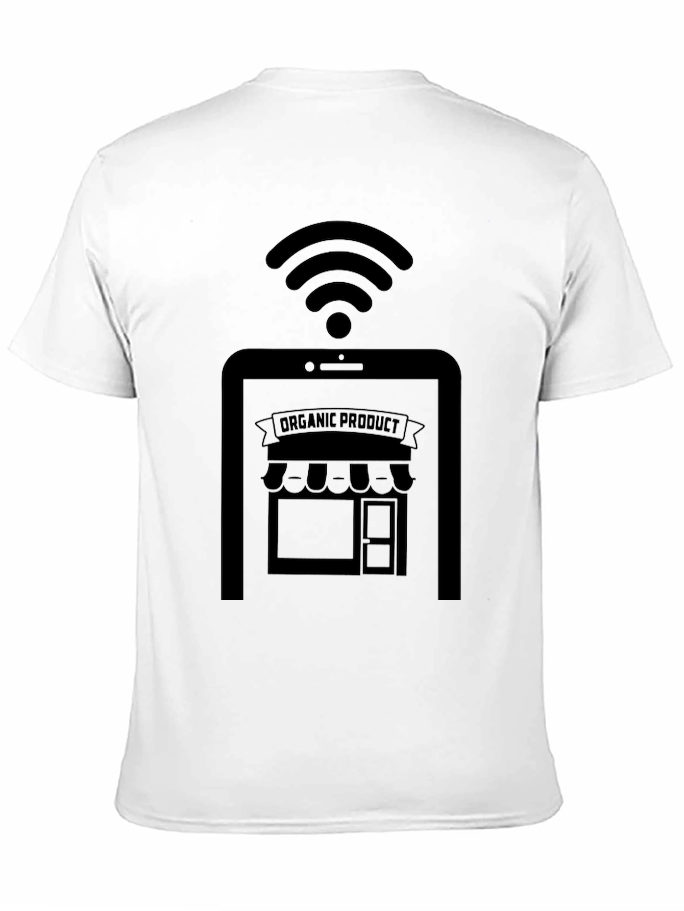 Organic Product Online Store Black T-Shirt