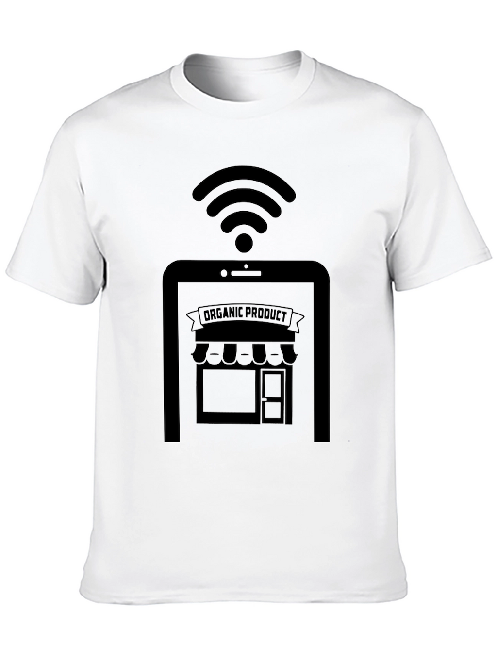 Organic Product Online Store Black T-Shirt