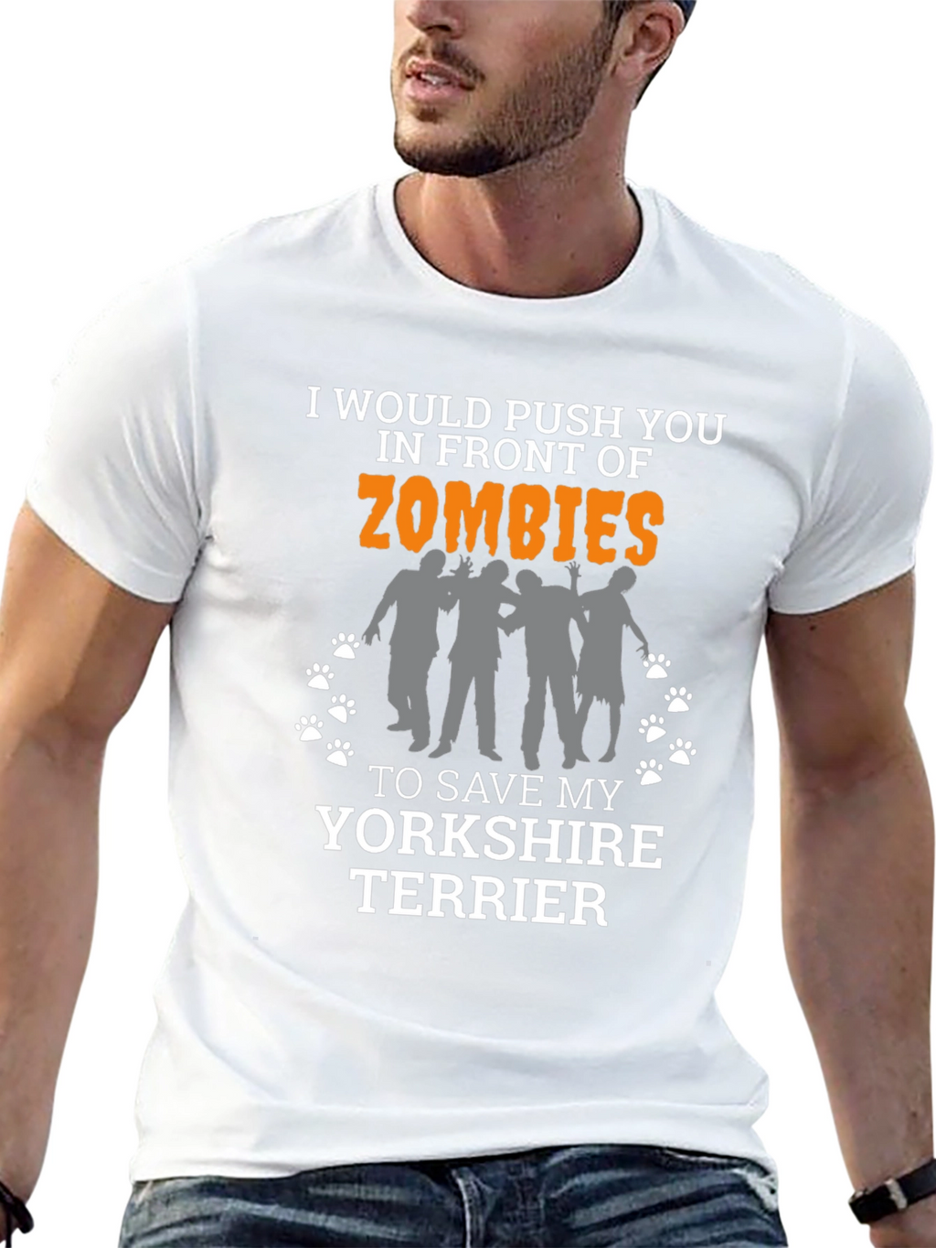 Zombie Yorkshire Terrier T-Shirt