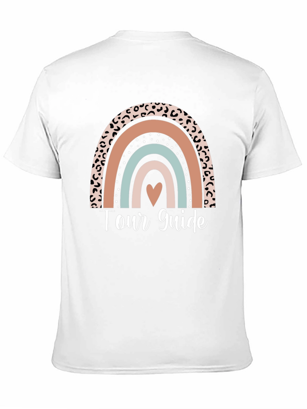 Tour Guide Leopard Rainbow Graphic Tee