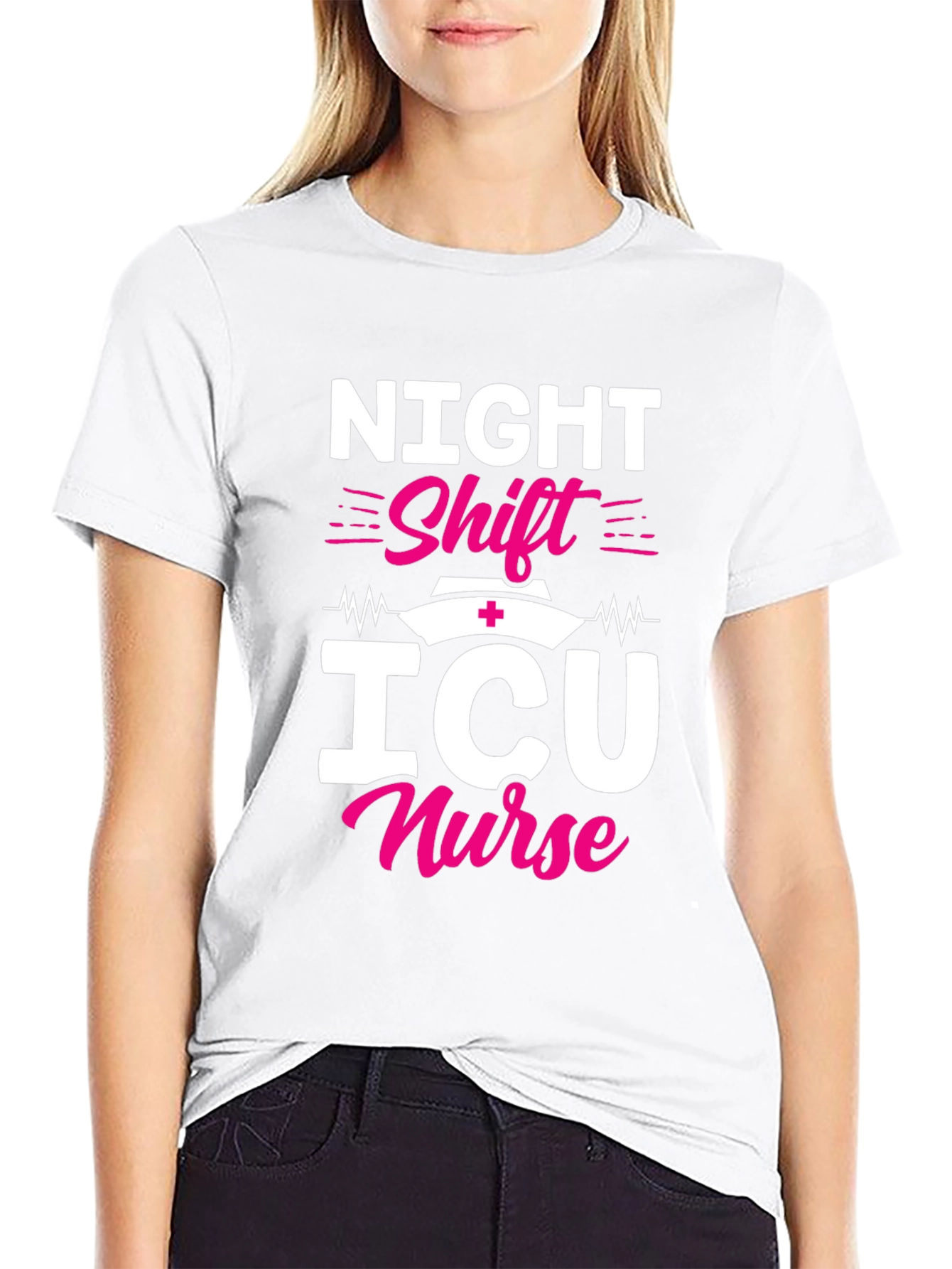 Night Shift ICU Nurse Graphic Tee