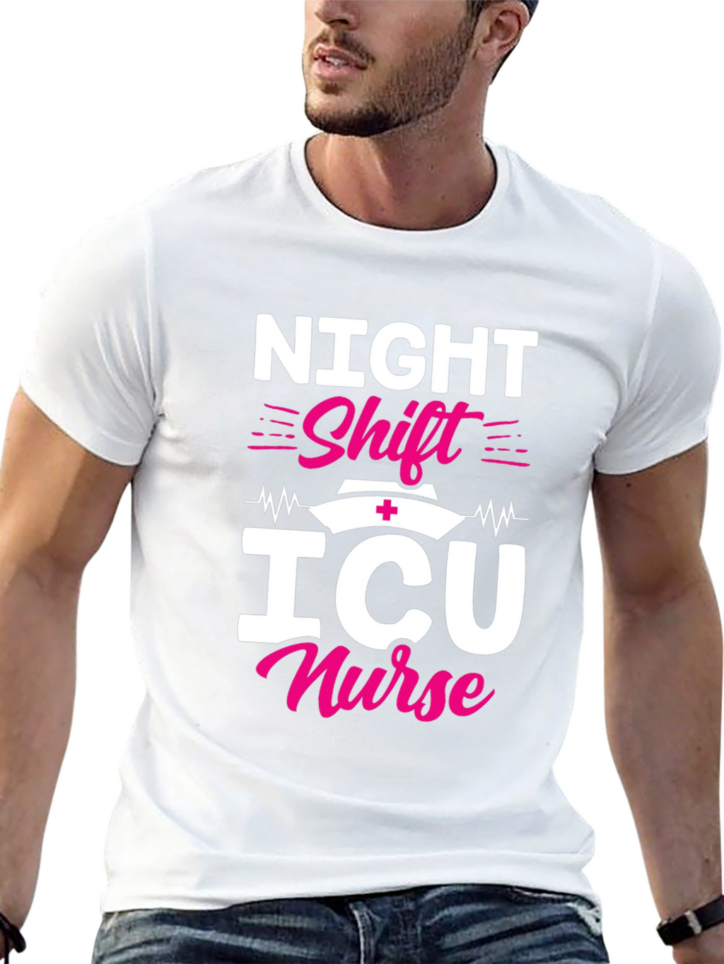 Night Shift ICU Nurse Graphic Tee