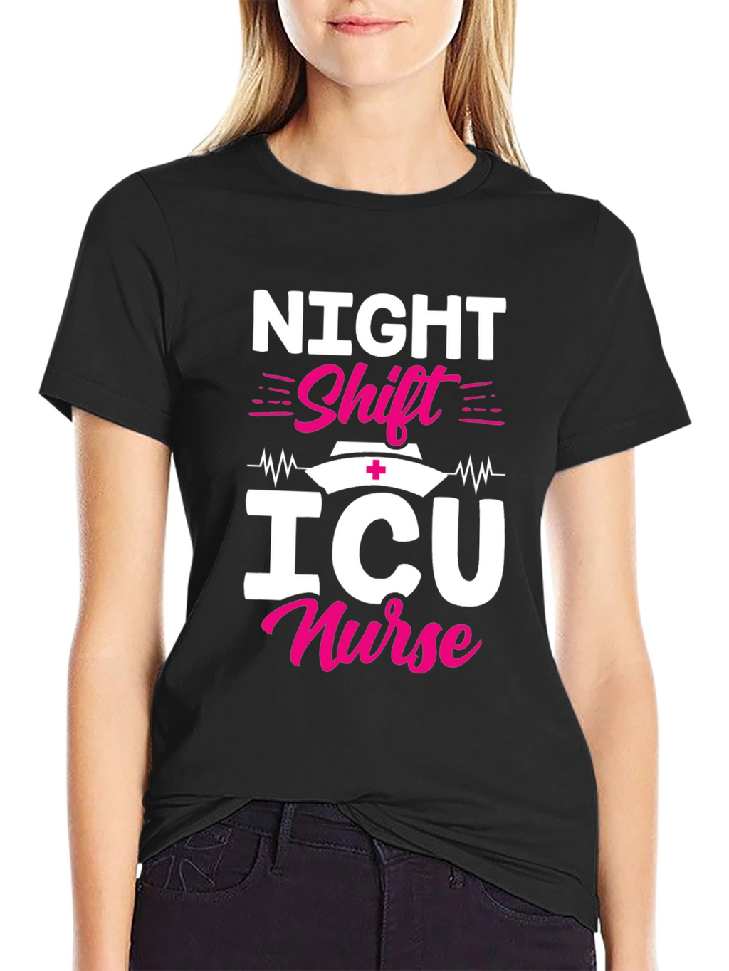 Night Shift ICU Nurse Graphic Tee
