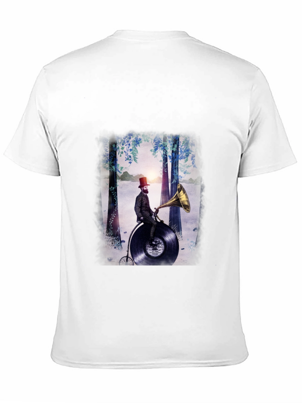 Vinyl Bike Rider Graphic Tee