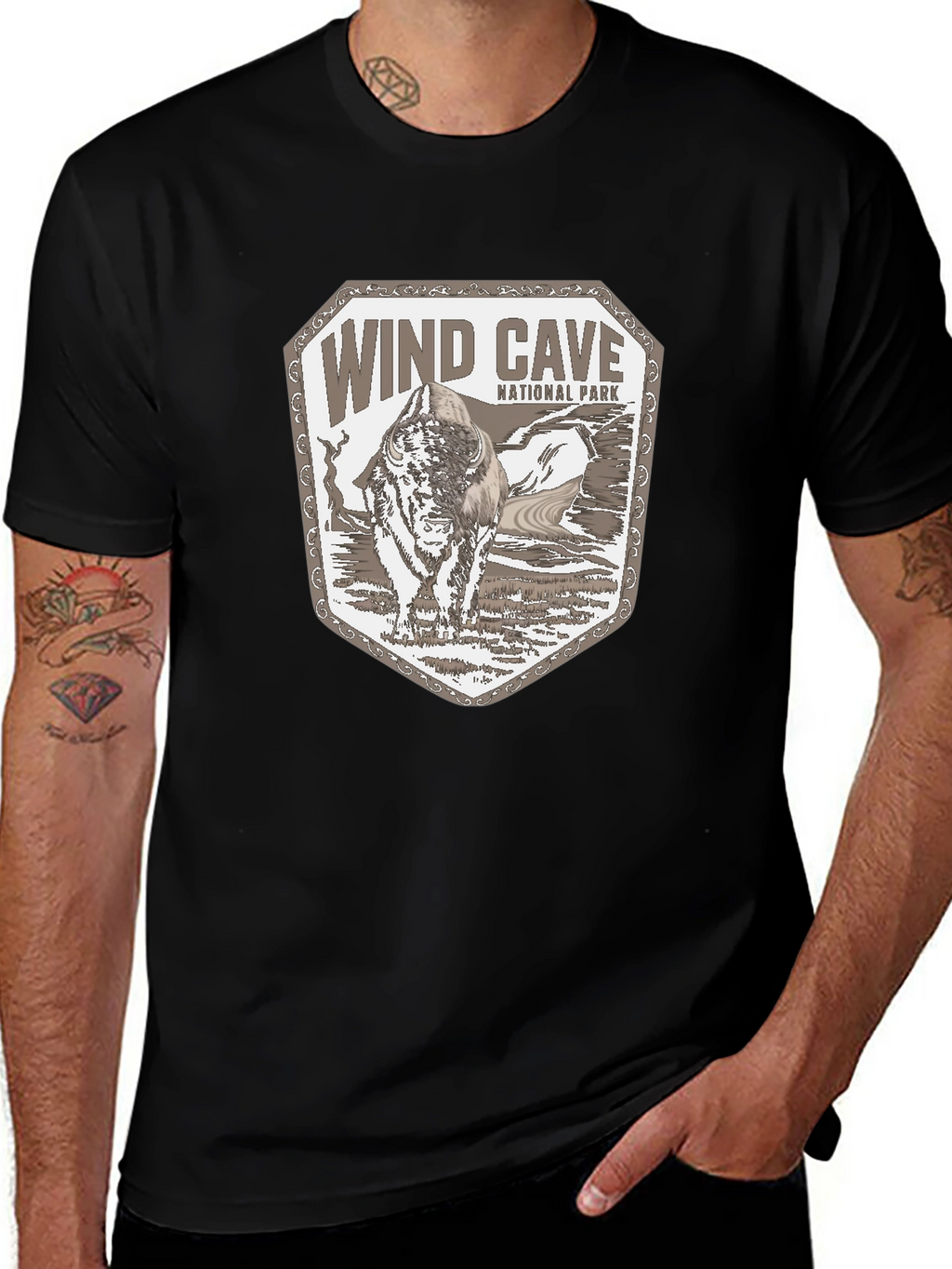 Wind Cave National Park Graphic T-Shirt