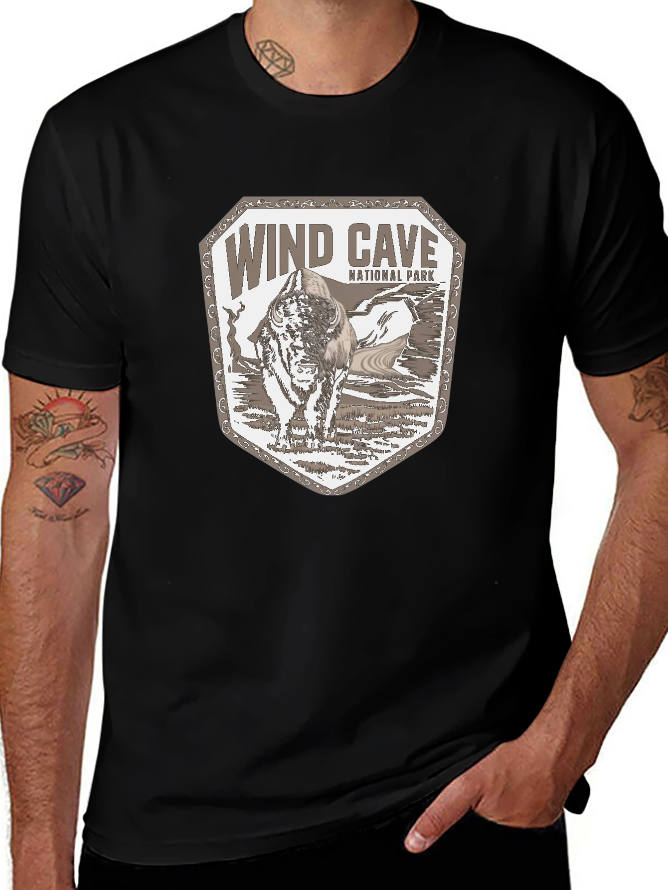 Wind Cave National Park Graphic T-Shirt