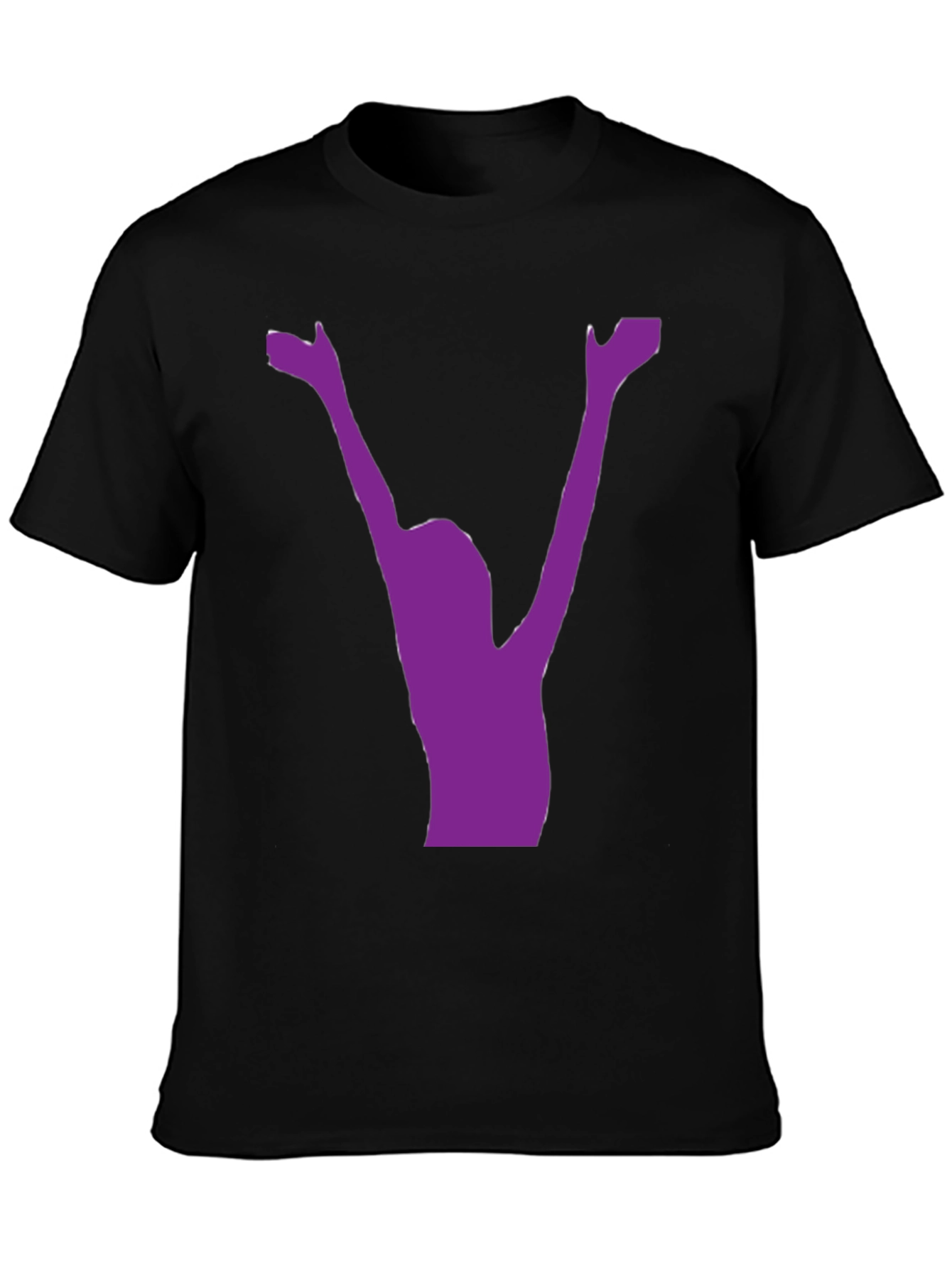 Silhouette Graphic Black T-Shirt