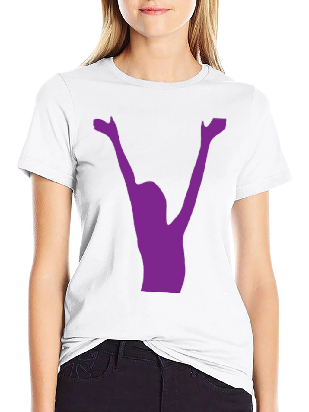 Silhouette Graphic Black T-Shirt