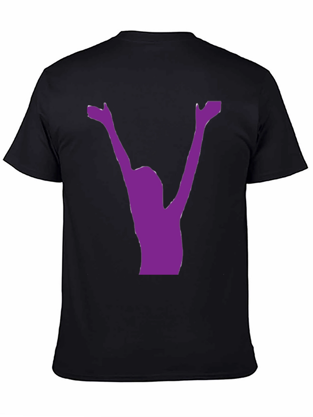 Silhouette Graphic Black T-Shirt