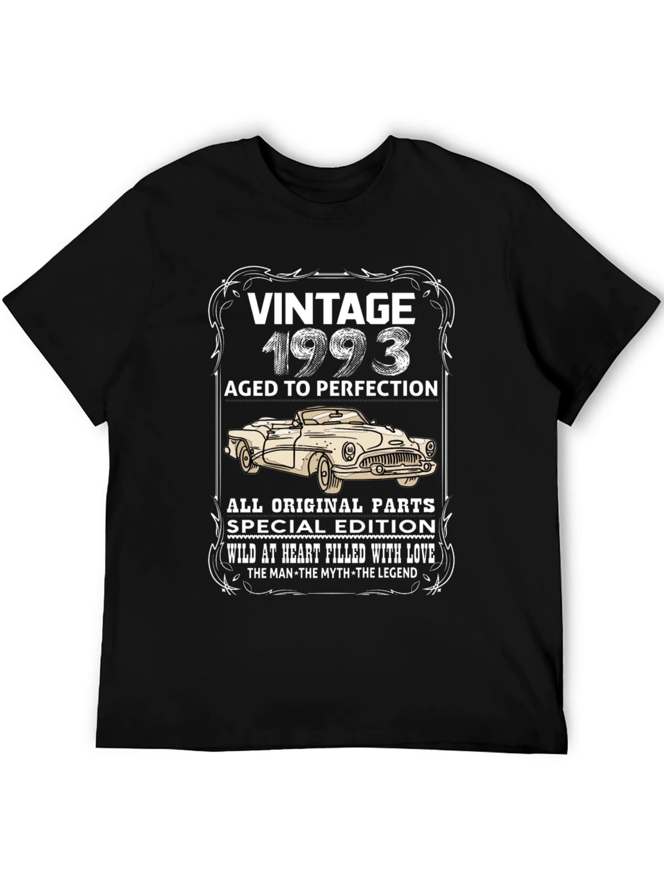 Vintage 1993 Aged to Perfection Graphic T-Shirt