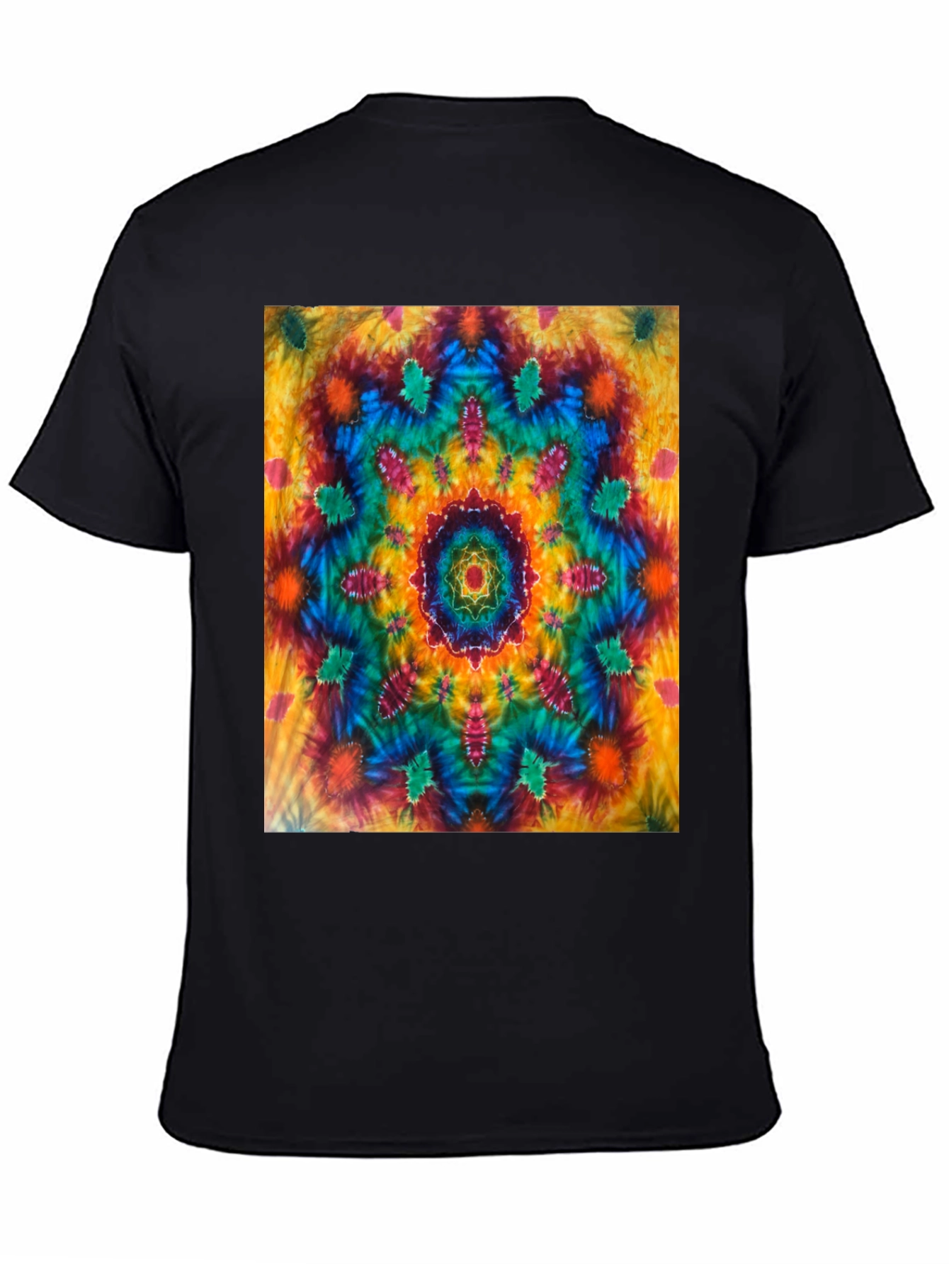 Psychedelic Tie-Dye Mandala Tee