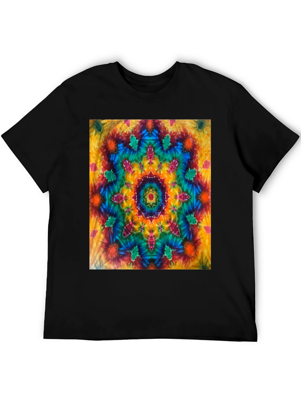 Psychedelic Tie-Dye Mandala Tee