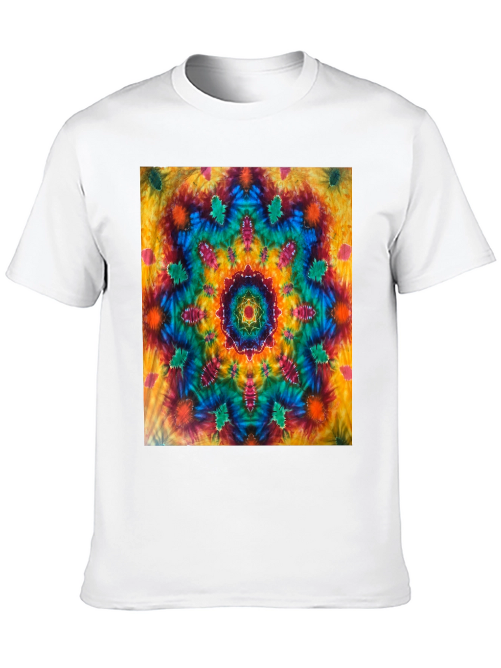 Psychedelic Tie-Dye Mandala Tee