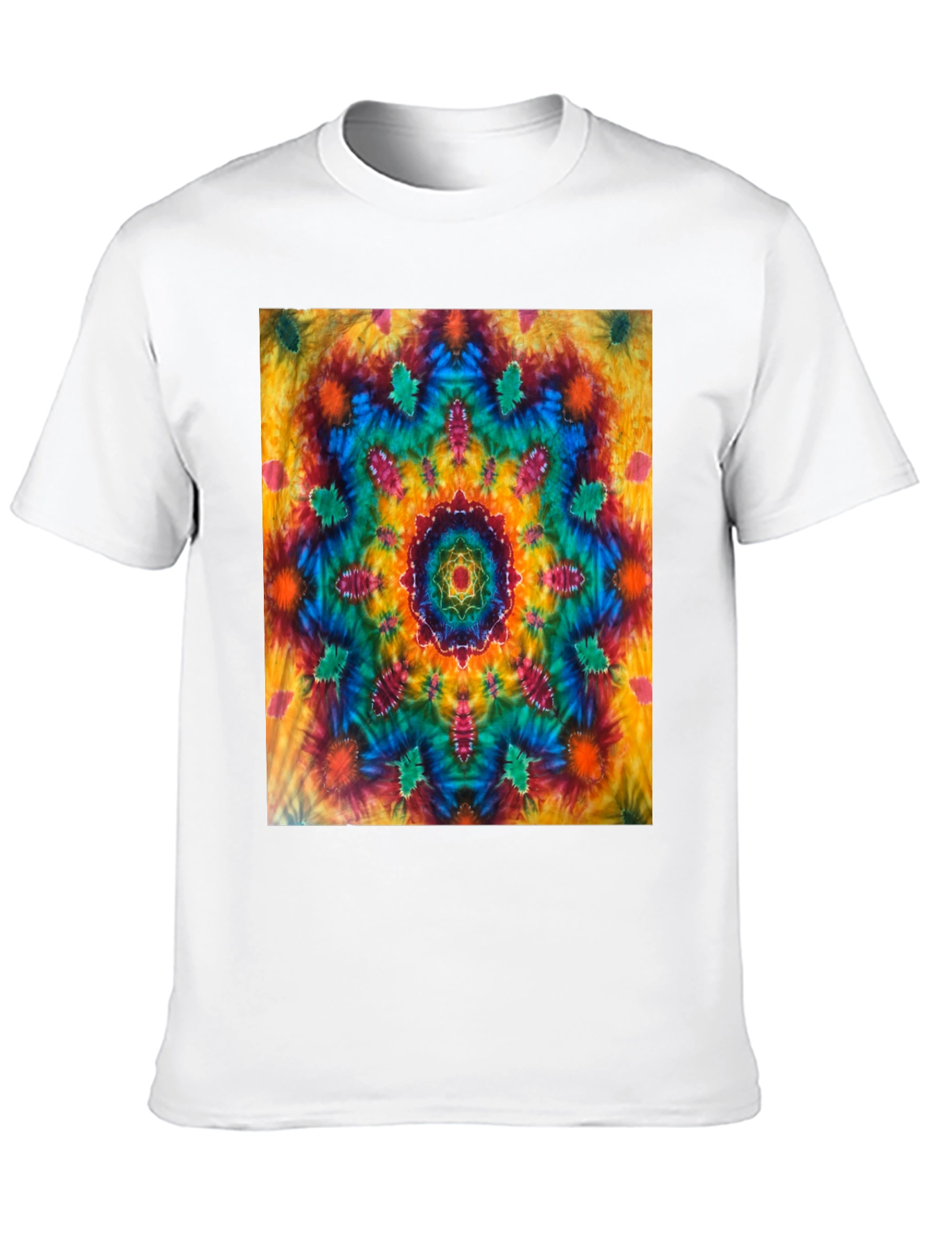 Psychedelic Tie-Dye Mandala Tee