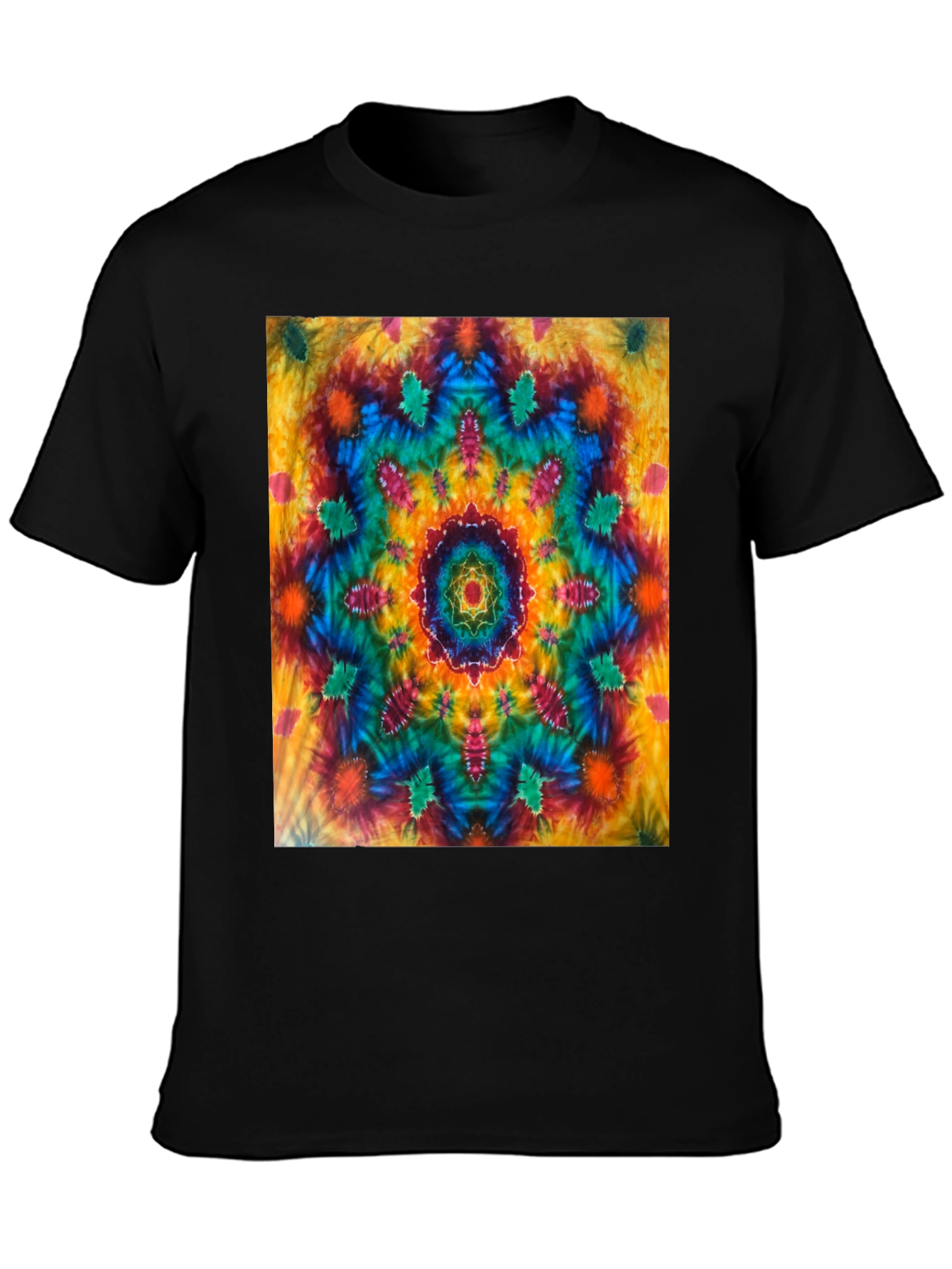 Psychedelic Tie-Dye Mandala Tee