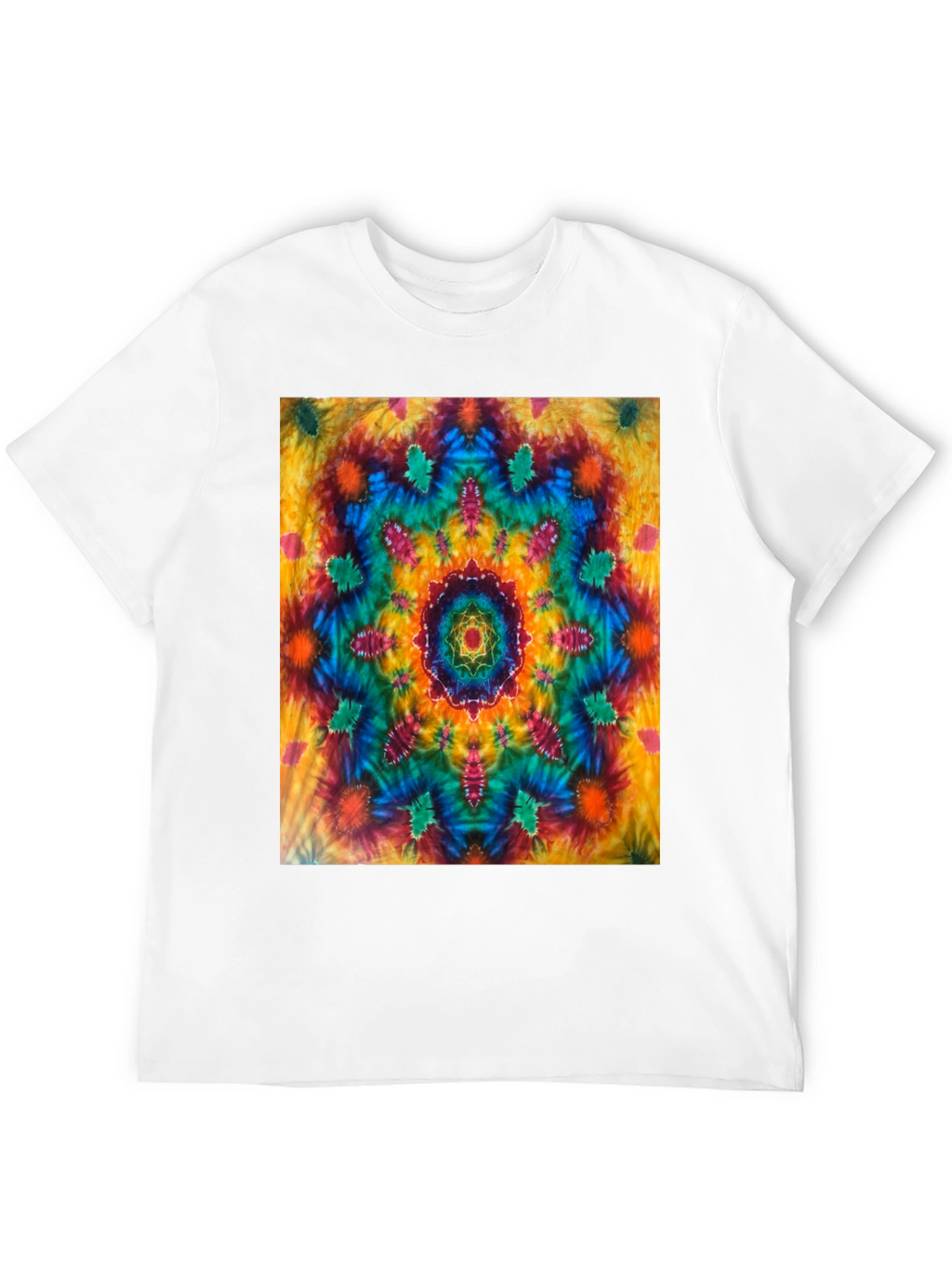 Psychedelic Tie-Dye Mandala Tee