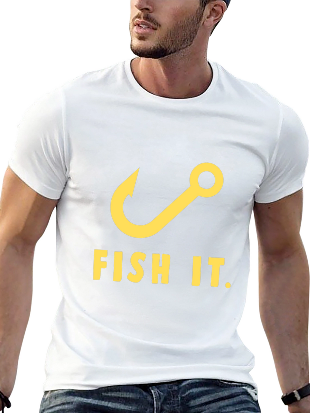 Fish It T-Shirt - Fishing Hook Graphic Tee
