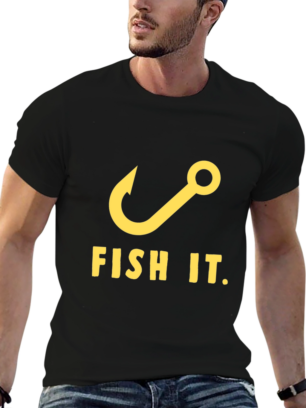 Fish It T-Shirt - Fishing Hook Graphic Tee