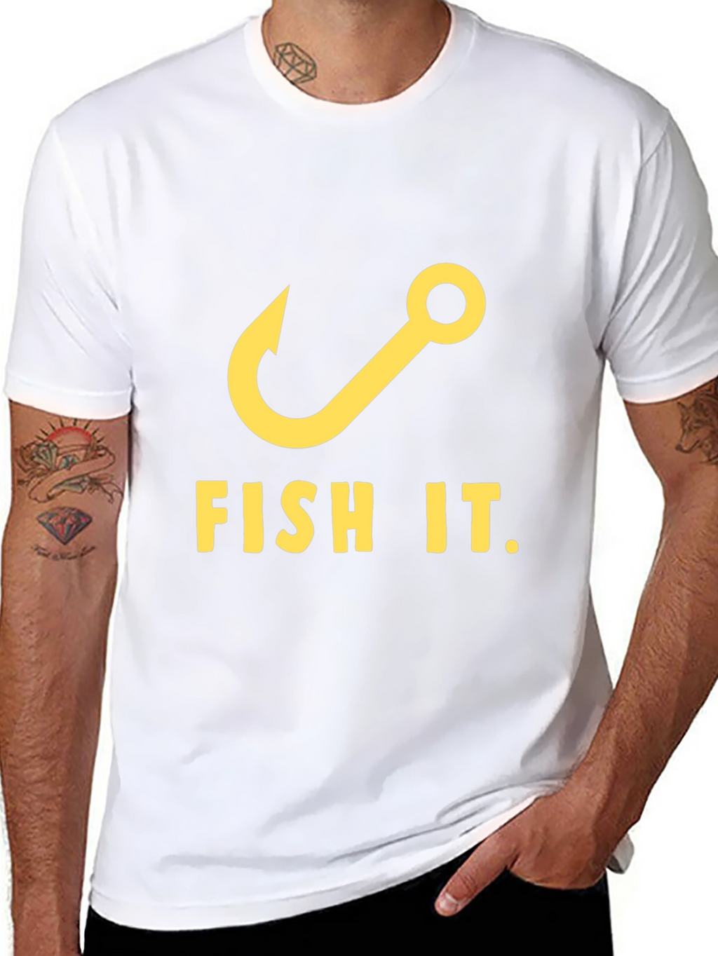 Fish It T-Shirt - Fishing Hook Graphic Tee