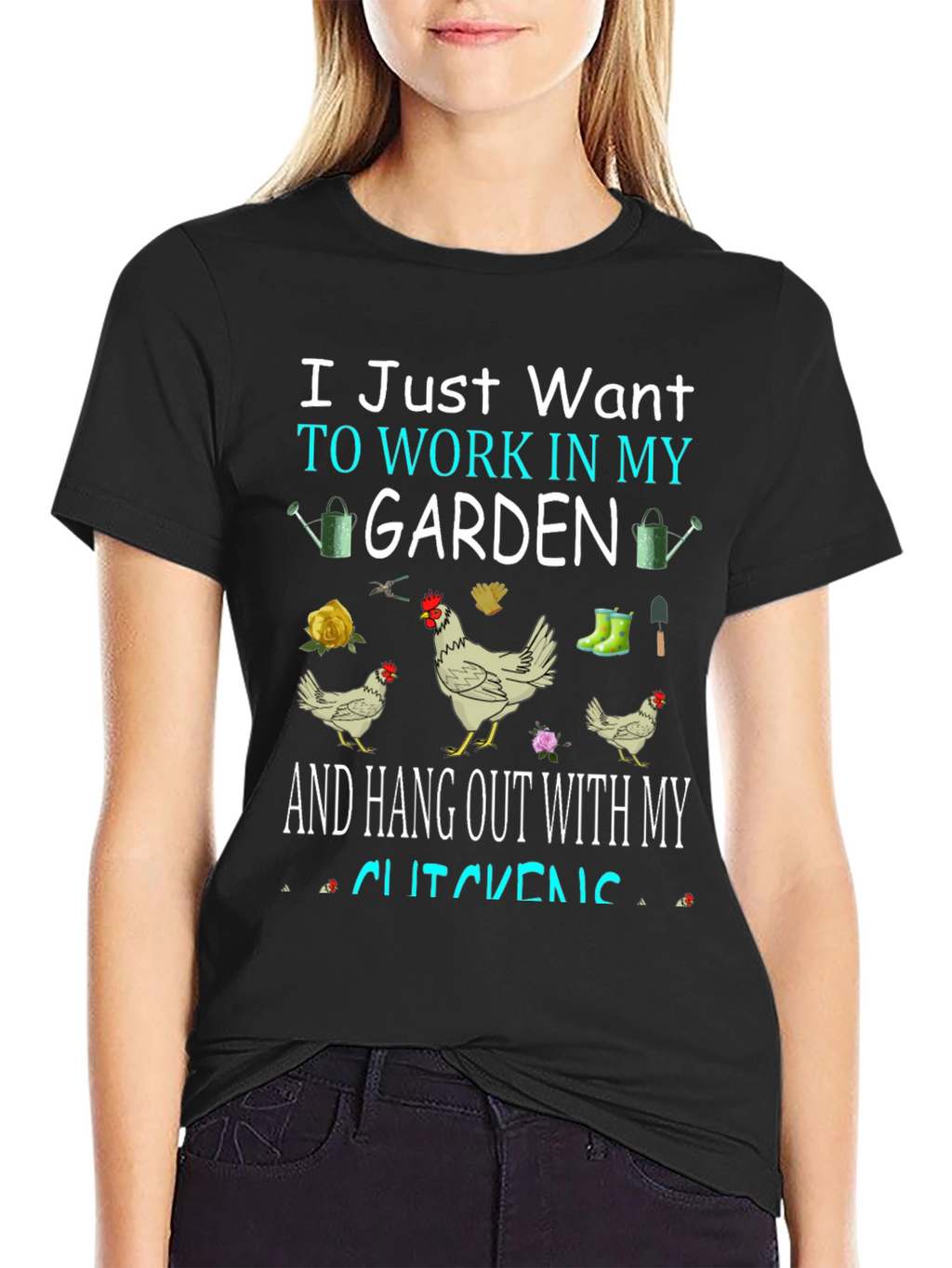Gardening & Chicken Lover T-Shirt