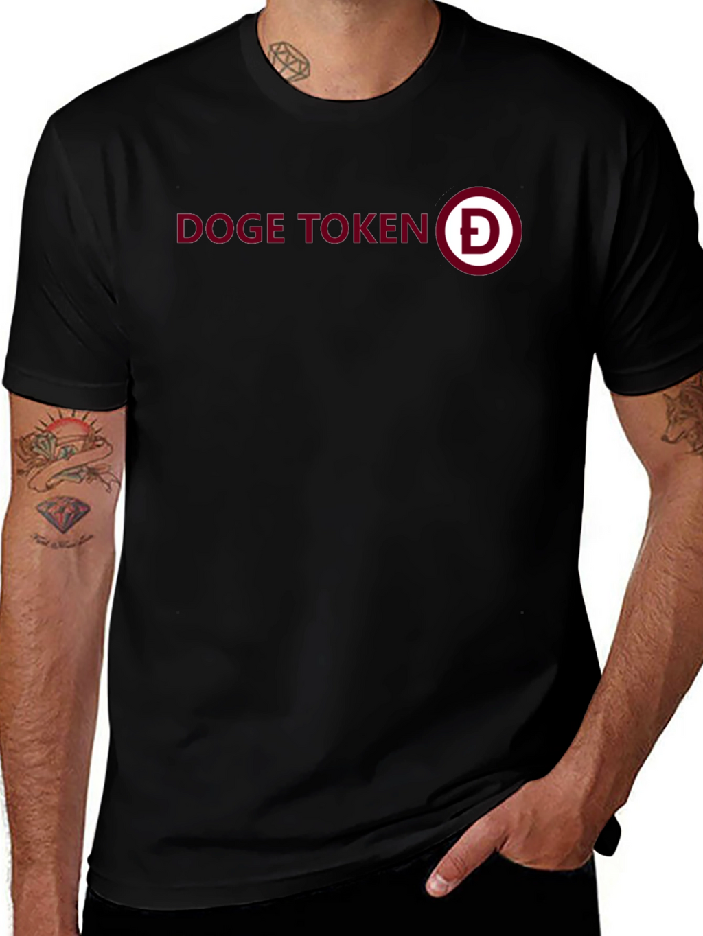Doge Token Graphic Tee - Crypto Inspired Fashion