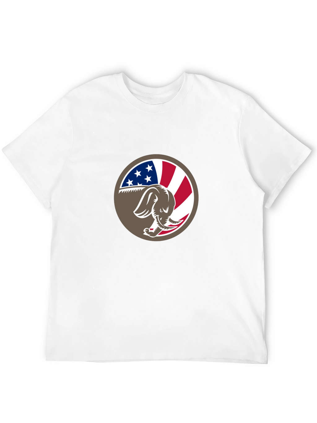 Republican Elephant USA Flag T-Shirt