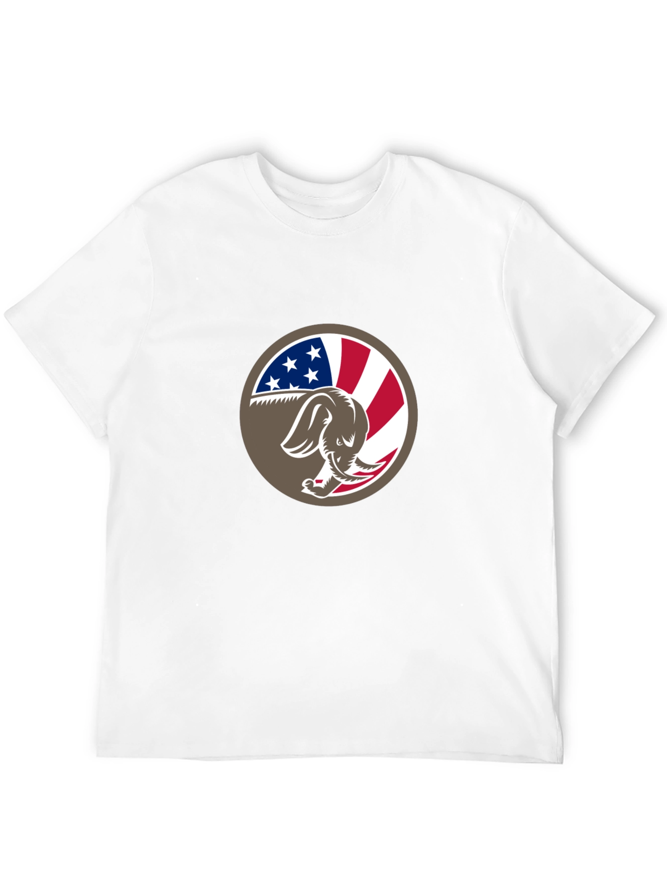 Republican Elephant USA Flag T-Shirt