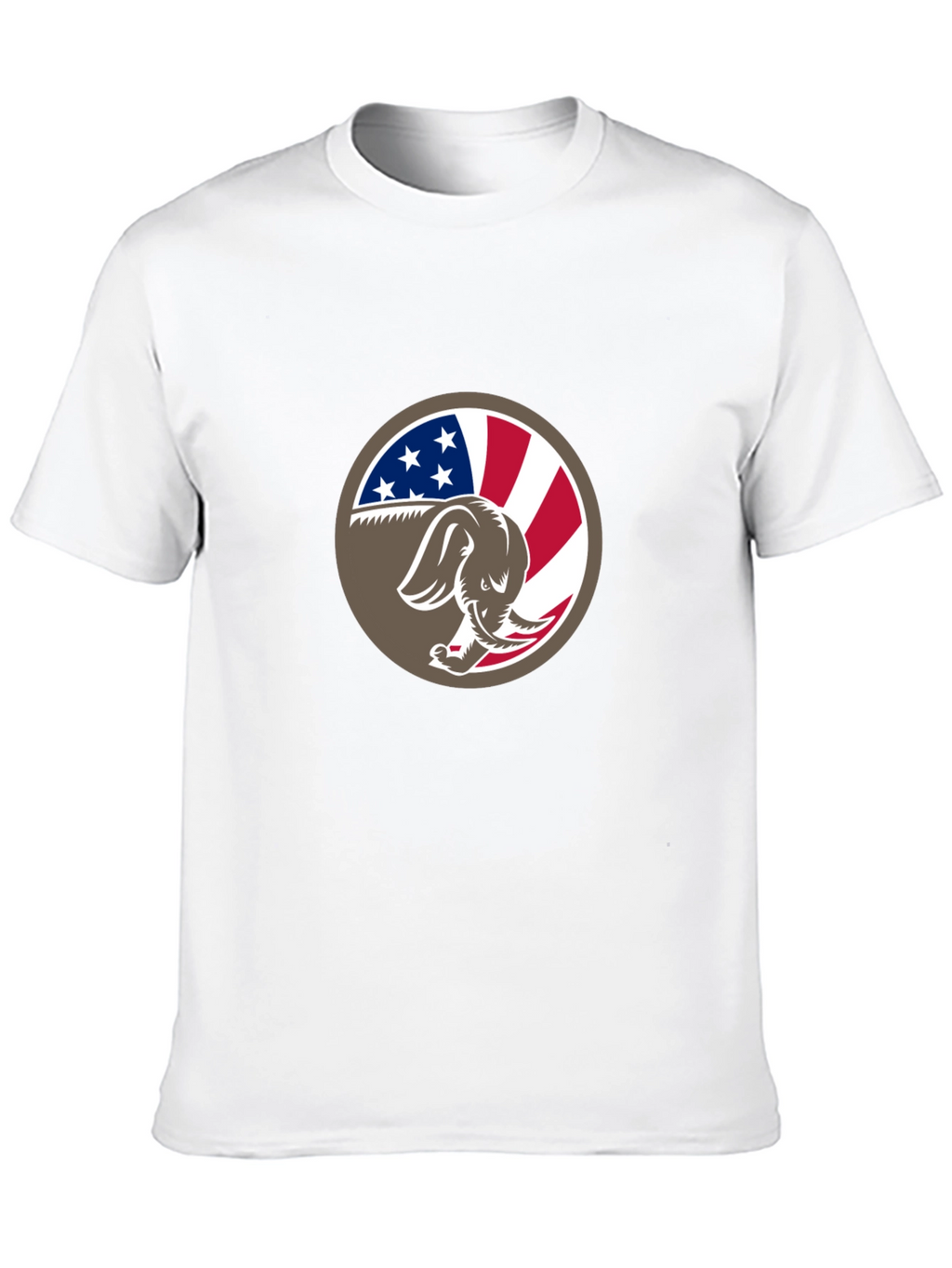 Republican Elephant USA Flag T-Shirt